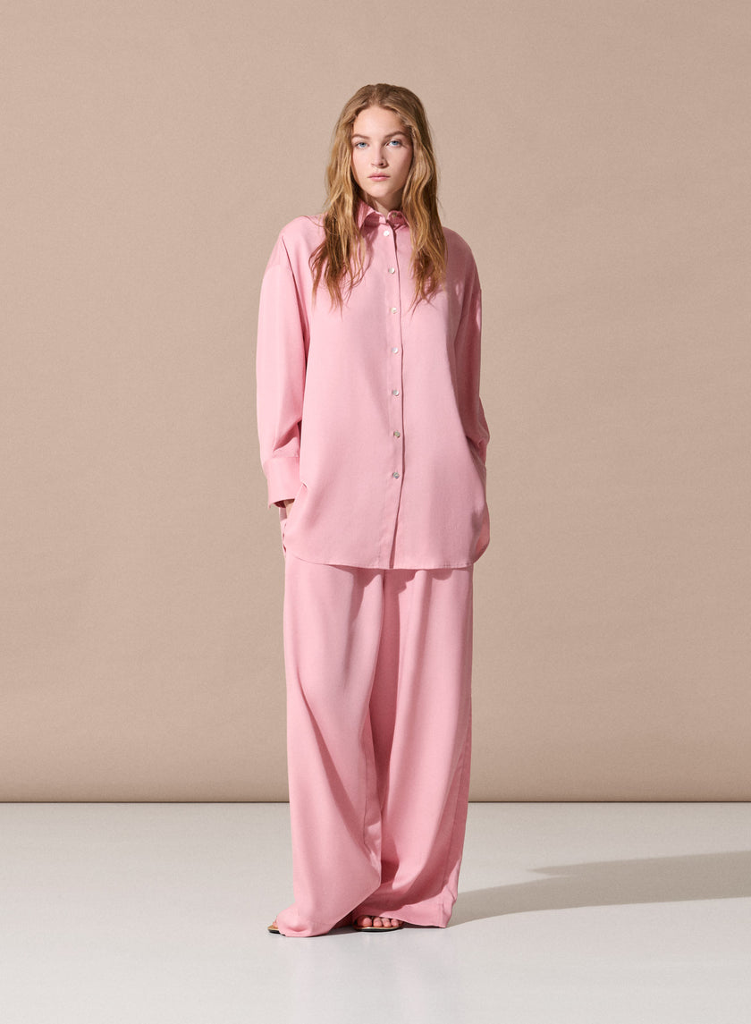 Pantalone palazzo fluido