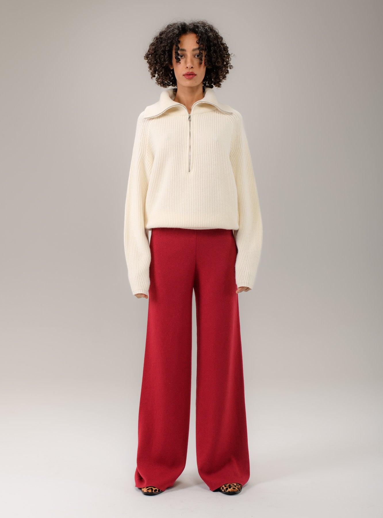 SHADE Italy - Maglia serafino zip