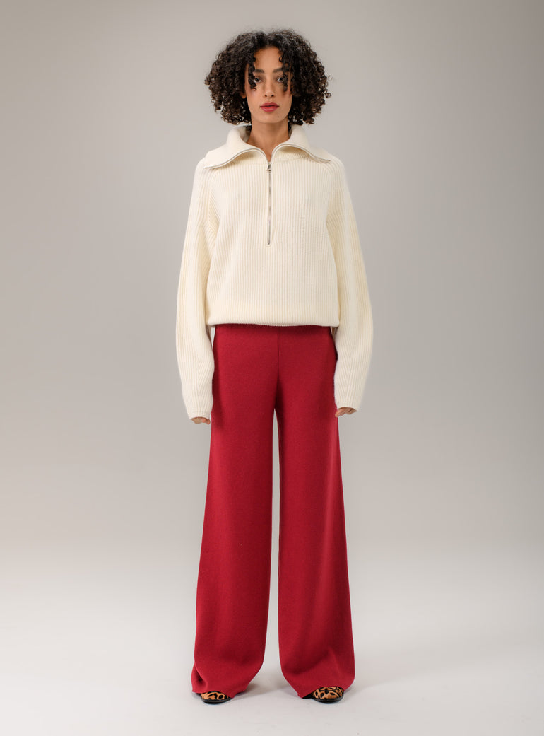 SHADE Italy - Maglia serafino zip