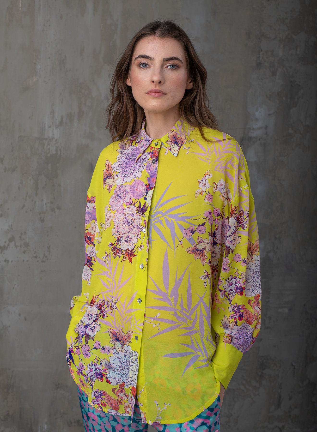 Shade Italy - Camicia over stampa Resort